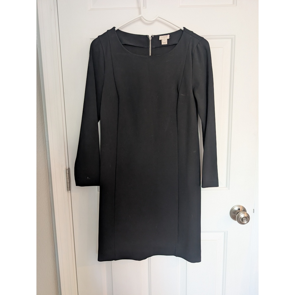 J. Crew long-sleeved tailored suiting dress